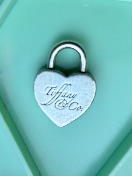 Tiffany & Co. Jewelry - Tiffany & Co. Heart Padlock Charm in Silver